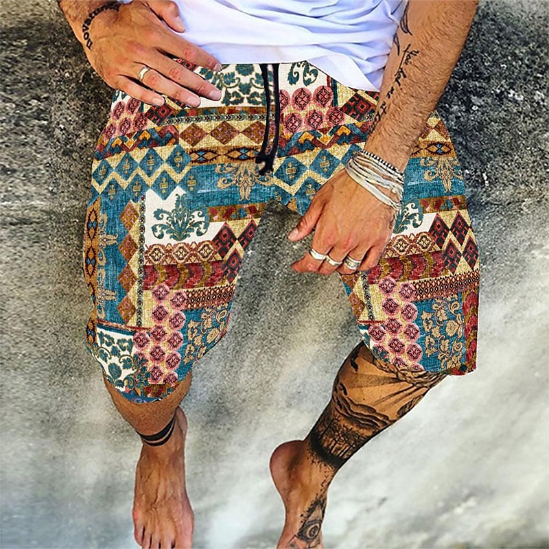 Swim Shorts with Drawstring, Soft and Breathable Fit